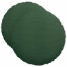Coussins de siège 2 pcs Vert foncé Ø50 x 19 cm 552927552927