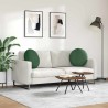 Coussins de siège 2 pcs Vert foncé Ø50 x 19 cm 552927552927