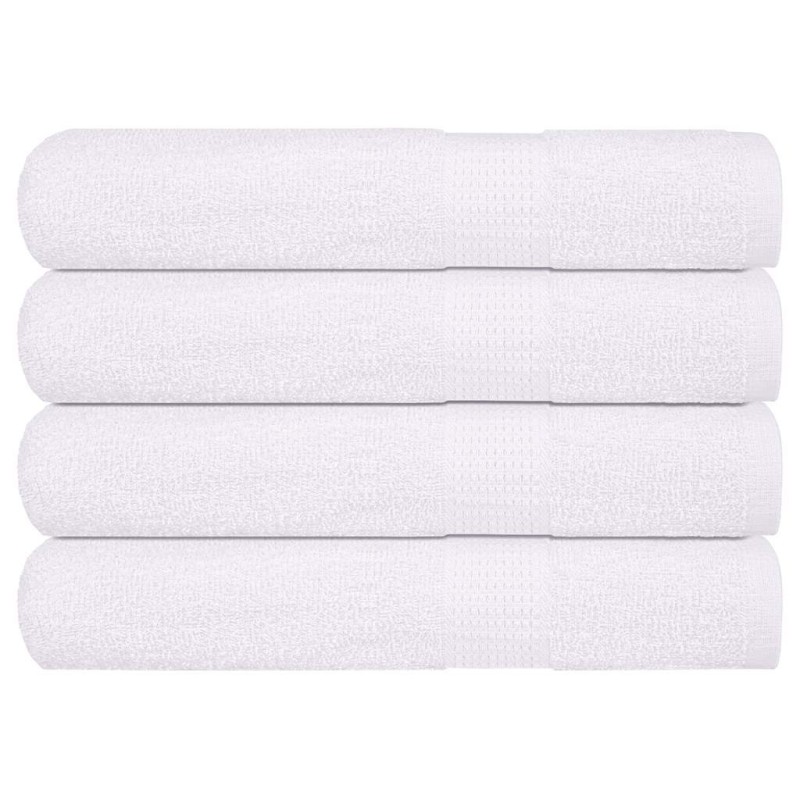 Serviettes FROGN 4 pcs blanc 100x200 cm 360 g/m² 552933552933