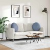 Coussins de siège 2 pcs Bleu Ø50 x 19 cm 552935552935