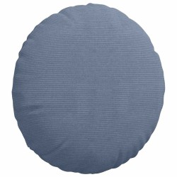 Coussins de siège 2 pcs Bleu Ø50 x 19 cm 552935552935