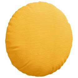 Coussins de siège 2 pcs Jaune clair Ø50 x 19 cm 552937552937