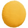Coussins de siège 2 pcs Jaune clair Ø50 x 19 cm 552937552937