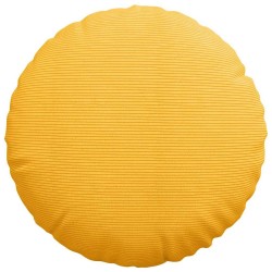Coussins de siège 2 pcs Jaune clair Ø50 x 19 cm 552937552937