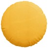 Coussins de siège 2 pcs Jaune clair Ø50 x 19 cm 552937552937