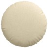 Coussins de siège 2 pcs Crème Ø60 x 21 cm tissu 552941552941
