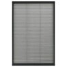 Moustiquaire plissée pour fenêtre Aluminium Anthracite 80x160cm 552945552945