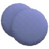 Coussins de siège 2 pcs Bleu denim Ø80 x 29 cm tissu 552947552947
