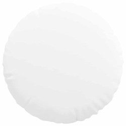 Coussins de siège 2 pcs Blanc Ø80 x 29 cm tissu 552950552950