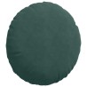 Coussins de siège 2 pcs Vert foncé Ø 80 x 29 cm Velours 552956552956