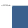 Auvent vertical Bleu 100x1200 cm Tissu oxford 552962552962