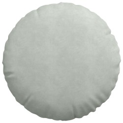 Coussins de siège 2 pcs Gris clair Ø 40 x 13 cm Velours 552975552975