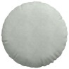 Coussins de siège 2 pcs Gris clair Ø 40 x 13 cm Velours 552975552975