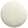 Coussins de siège 2 pcs Crème Ø50 x 19 cm Velours 552977552977