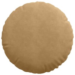 Coussins de siège 2 pcs Marron Ø50 x 19 cm Velours 552978552978