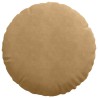 Coussins de siège 2 pcs Marron Ø50 x 19 cm Velours 552978552978