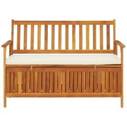 Banc de rangement de jardin Bois d'acacia solide 120x63x84 cm 552988552988
