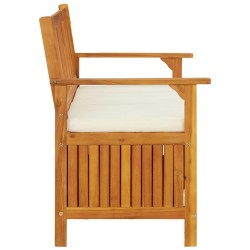 Banc de rangement de jardin Bois d'acacia solide 120x63x84 cm 552988552988