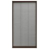 Moustiquaire plissée pour fenêtre Aluminium Marron 80x160 cm 552990552990