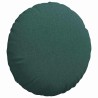 Coussins de siège 2 pcs Vert foncé Ø60 x 21 cm tissu 552993552993