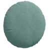 Coussins de siège 2 pcs Vert Mer Ø50 x 19 cm Velours 552997552997