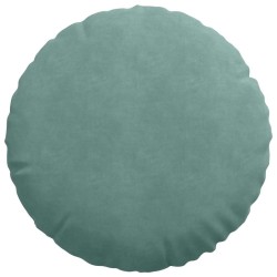 Coussins de siège 2 pcs Vert Mer Ø50 x 19 cm Velours 552997552997