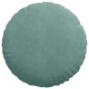 Coussins de siège 2 pcs Vert Mer Ø50 x 19 cm Velours 552997552997