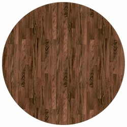 Plateau de table Marron foncé Ø 90 x 4 cm Bois de chêne massif 552998552998
