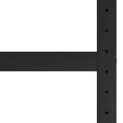 Cadre de banc de travail Métal 120x57x79 cm Noir et rouge 553000553000