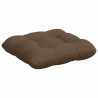 Coussins de siège 4 pcs Marron 40 x 40 x 12 cm tissu 553004553004