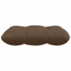 Coussins de siège 4 pcs Marron 40 x 40 x 12 cm tissu 553004553004