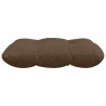 Coussins de siège 4 pcs Marron 40 x 40 x 12 cm tissu 553004553004