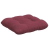 Coussins de siège 4 pcs Bordeaux 40 x 40 x 12 cm tissu 553005553005