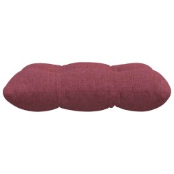 Coussins de siège 4 pcs Bordeaux 40 x 40 x 12 cm tissu 553005553005