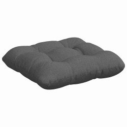Coussins de siège 4 pcs Gris foncé 40 x 40 x 12 cm tissu 553007553007