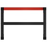 Cadre de banc de travail Métal 80x57x79 cm Noir et rouge 553009553009
