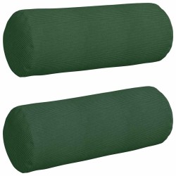 Coussins d'accent 2 pcs Vert foncé Ø 25 x 70 cm 553010553010