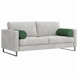 Coussins d'accent 2 pcs Vert foncé Ø 25 x 70 cm 553010553010