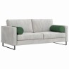 Coussins d'accent 2 pcs Vert foncé Ø 25 x 70 cm 553010553010