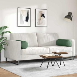 Coussins d'accent 2 pcs Vert foncé Ø 25 x 70 cm 553010553010