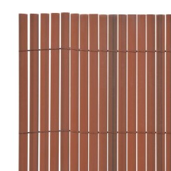 Clôture de jardin Marron 150 x 300 cm PVC 553011553011