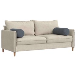 Coussins d'accent 2 pcs Gris foncé Ø 25 x 70 cm 553014553014