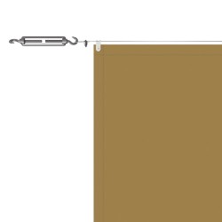Auvent vertical Beige 100x1000 cm Tissu oxford 553015553015