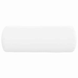 Coussins d'accent 2 pcs Blanc Ø 25 x 70 cm tissu 553016553016