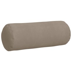 Coussins d'accent 2 pcs Taupe Ø 25 x 70 cm Tissu en microfibre 553017553017