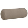 Coussins d'accent 2 pcs Taupe Ø 25 x 70 cm Tissu en microfibre 553017553017