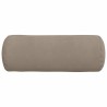 Coussins d'accent 2 pcs Taupe Ø 25 x 70 cm Tissu en microfibre 553017553017