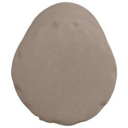 Coussins d'accent 2 pcs Taupe Ø 25 x 70 cm Tissu en microfibre 553017553017