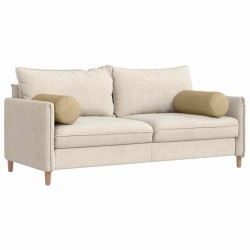 Coussins d'accent 2 pcs Vert gris Ø 25 x 70 cm 553019553019