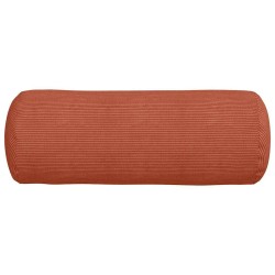 Coussins d'accent 2 pcs Rouge orange Ø 25 x 70 cm 553022553022